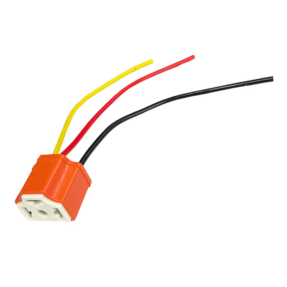 Conector con cables para foco tipo H4 (Arnés para uso automotriz)  RADOX   030-413 - Hergui Musical