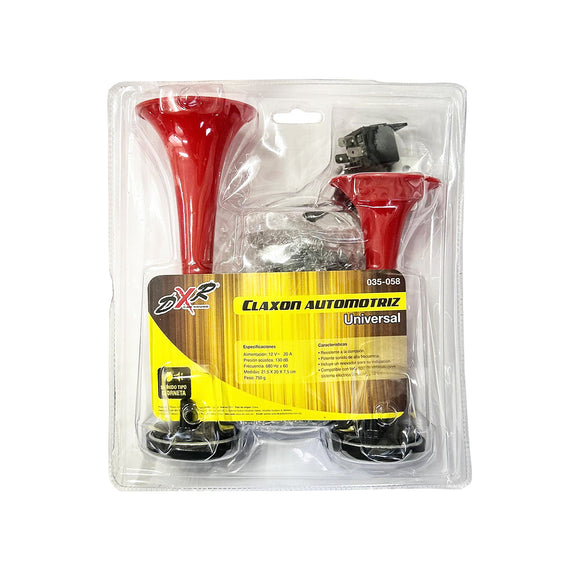 Claxon automotriz universal  RADOX   035-058 - Hergui Musical