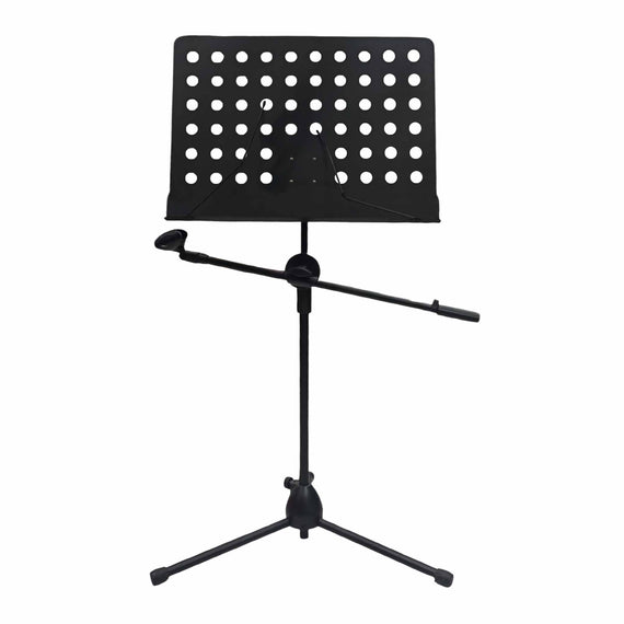SOPORTE DE PARTITURA CON BOOM Y PORTA MICROFONO   RADOX   043-066 - Hergui Musical