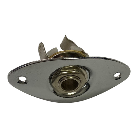 Jack 6.3mm mono cubierta metalica cromada  RADOX   043-321 - Hergui Musical