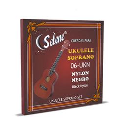 JGO DE CUERDAS P/ UKULELE NYLON NEGRO  SELENE   06-UKN - Hergui Musical