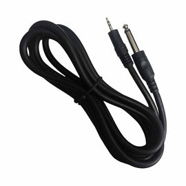 CABLE DE PLUG 6.3mm MONO A PLUG 3.5mm ESTÉREO 1.80m  RADOX   080-859 - Hergui Musical