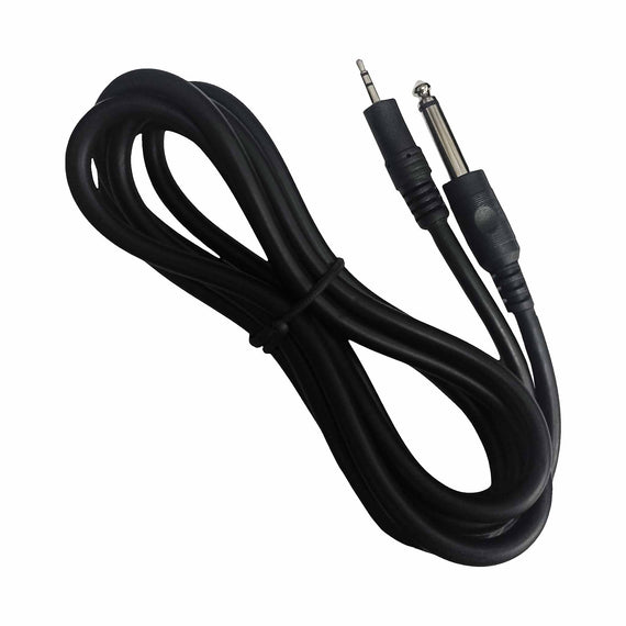 CABLE DE PLUG 6.3mm MONO A PLUG 3.5mm ESTÉREO 1.80m  RADOX   080-859 - Hergui Musical