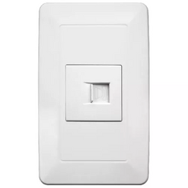 PLACA CONTACTO TELEFÓNICO ABS BLANCO  WINLED   WPL-308 - Hergui Musical