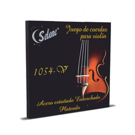 CUERDA 4ta. P/ VIOLIN ENTORCHADO PLATEADO  SELENE   1054-V - Hergui Musical