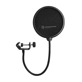 FILTRO ANTI-POP ADAPTABLE EN PEDESTAL  Konig & Meyer    23956-000-55 - Hergui Musical