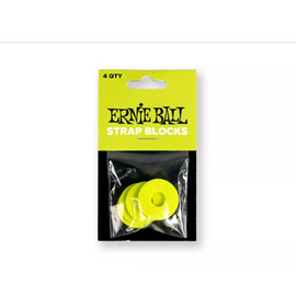 SEGUROS ERNIE BALL PARA TAHALI, PLASTICO VERDE (4 PZAS.)  5622 - Hergui Musical