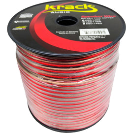 CABLE CAL. 14 PARA BOCINA FLEXIBLE COLOR ROJO/HUMO  KRACK   KSCF-14RS - Hergui Musical