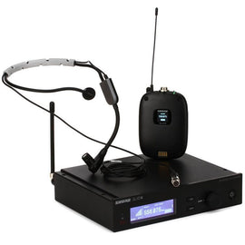 Sistema inalámbrico de Diadema, con micrófono de diadema SM35 condensador cardioide, transmisor de cuerpo y receptor  SHURE  SLXD14/SM35-G58 - Hergui Musical