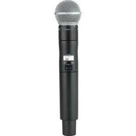Sistema de micrófono inalámbrico con transmisor vocal de mano cardioide SM58 en GLXD2SM58+ y receptor GLXD4+, batería recargable SB904  SHURE   GLXD24+/SM58 - Hergui Musical