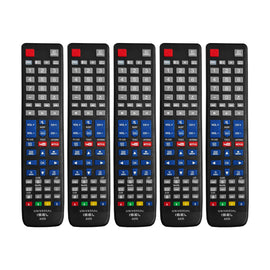 PAQ. 5 Pzas. DE CONTROL REMOTO UNIVERSAL PARA TV + PANTALLA LCD  ISEL  59T-X59S(5) - Hergui Musical