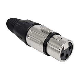 PLUG CANON HEMBRA CON SEGURO Y BASE NEGRA  RADOX   705-403 - Hergui Musical