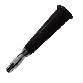 PLUG TIPO BANANA INDIVIDUAL C/ CONECTOR NIQUELADO COLOR NEGRO  RADOX   705-667 - Hergui Musical