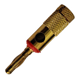 PLUG BANANA INDIVIDUAL MACHO ROJO  RADOX   705-746 - Hergui Musical