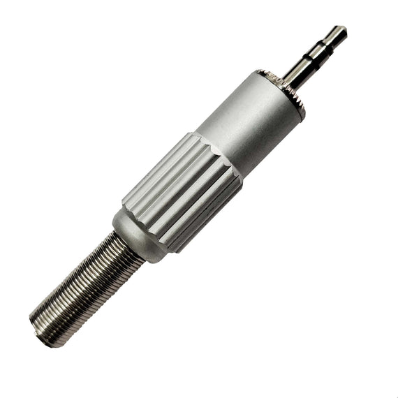 PLUG 3.5mm MACHO ESTÉREO METÁLICO CON RESORTE  RADOX   705-885 - Hergui Musical