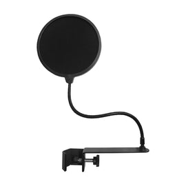 FILTRO ANTI-POP C/ HERRAGE PARA MONTAR EN PEDESTAL DE MICROFONO 6" COLOR NEGRO ON-STAGE   ASVS6-GB - Hergui Musical