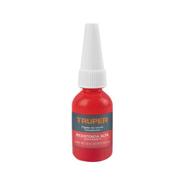 Fijador de roscas, permanente, 10 ml, rojo, truper   FRO-10R - Hergui Musical