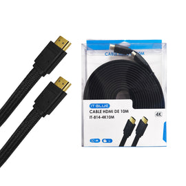 Cable HDMI 10m 4K   IT-BLUE   IT-814-4K10M - Hergui Musical