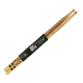 Jgo. de baquetas 5A, punta de madera, color natural  HICKORY,  GM MUSIC   LCDSGM5A - Hergui Musical