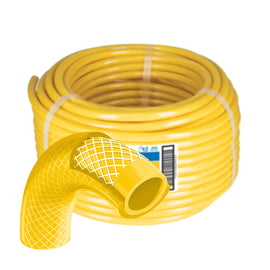 Metro de Manguera para gas, pvc amarilla, 3/8", s/conexión, foset  MGA-500 - Hergui Musical