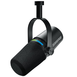 Micrófono SHURE con salida digital e interfase con entradas combo XLR / 1/4" para mezcla de otra fuente de señal  MV7I - Hergui Musical