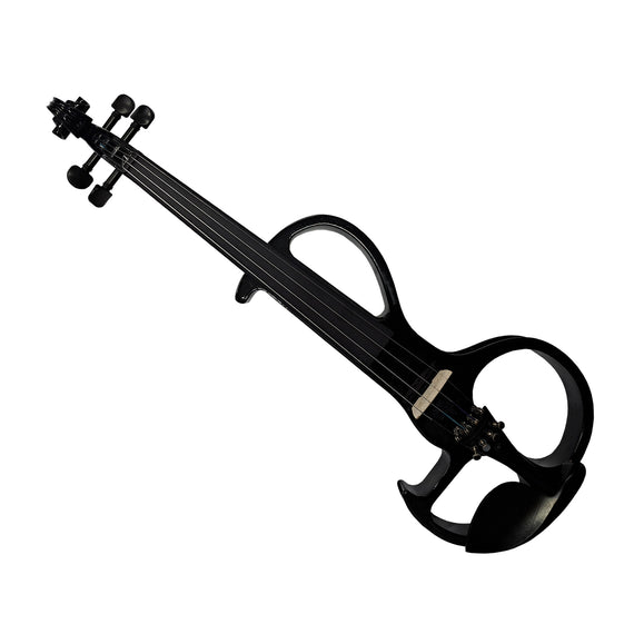 Violín 4/4 Electrónico, color Negro, incluye: Estuche, Arco, Brea, 1 Microafinador, Audífonos   FELICIANO CLASSICS   MVEP003 - Hergui Musical