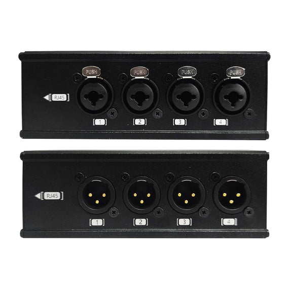 Medusa RJ45 Multired XLR de 4 canales y 3 pines para audio ó iluminación  GM MUSIC  RJ45-MULTIRED - Hergui Musical