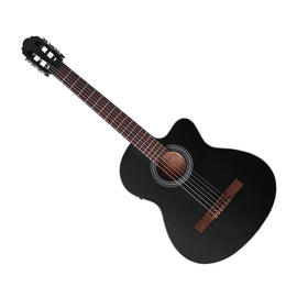Guitarra electroacúastica tapa de Cedro, color Negro  GEWA   VG500166 - Hergui Musical