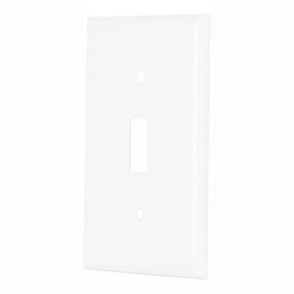 PLACA DE ABS PARA INTERRUPTOR VERTICAL STANDARD BLANCO   VOLTECK    PPAP-SB - Hergui Musical