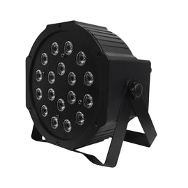 LUZ PAR LED 18 x 3w RGB DMX   MEGALUZ SHOW   PAR-18X3W-RGB - Hergui Musical