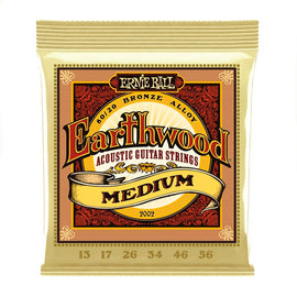 ENCORDADURA ERNIE BALL ''EARTHWOOD'' PARA GUITARRA ACUSTICA, MEDIUM  2002 - Hergui Musical