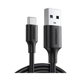 Cable USB-A a USB-C, 2 Metros, Carga y Sincronización de Datos, Carga Rápida 60W, Datos 5 Gbps, Protección Integrada | Duradero y Flexible| Caja ABS | Cubierta de TPE | Color Negro  UGREEN  20884 - Hergui Musical