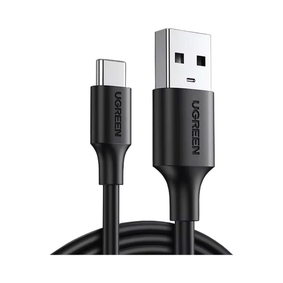 Cable USB-A a USB-C, 2 Metros, Carga y Sincronización de Datos, Carga Rápida 60W, Datos 5 Gbps, Protección Integrada | Duradero y Flexible| Caja ABS | Cubierta de TPE | Color Negro  UGREEN  20884 - Hergui Musical