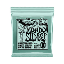 ENCORDADURA ERNIE BALL ''MONDO SLINKY'' PARA GUITARRA ELECTRICA (NIQUEL, 0.0105-0.052)  ERNIE BALL  2211 - Hergui Musical