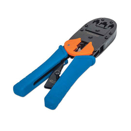 Pinza Crimpeadora INTELLINET 211048, Azul, 358 g, RJ45, RJ12 y RJ11  ACCITL1990  211048 - Hergui Musical
