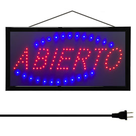 ANUNCIO LUMINOSO DE LEDS "ABIERTO"  RADOX   246-400 - Hergui Musical