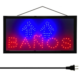 ANUNCIO LUMINOSO DE LEDS "BAÑOS"  RADOX   246-402 - Hergui Musical
