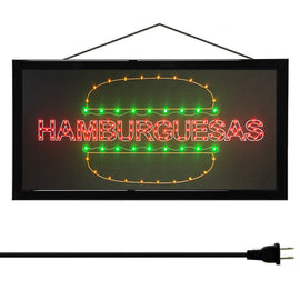 ANUNCIO LUMINOSO DE LEDS "HAMBURGUESA"  RADOX   246-413 - Hergui Musical