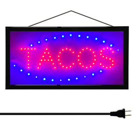 ANUNCIO LUMINOSO DE LEDS "TACOS"  RADOX   246-422 - Hergui Musical