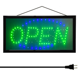 ANUNCIO LUMINOSO DE LEDS OPEN/CLOSE  RADOX   246-445 - Hergui Musical