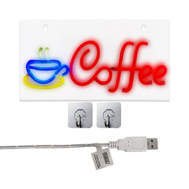 ANUNCIO LUMINOSO DE LEDS T/NEON COFFEE  RADOX   246-452 - Hergui Musical