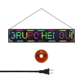 Anuncio luminoso de leds RGB programable  RADOX   246-486 - Hergui Musical