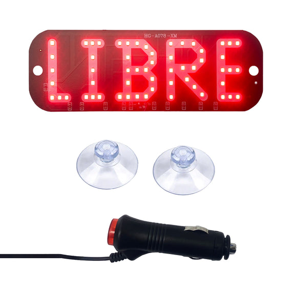 LETRERO LUMINOSO AUOTOMOTRIZ 