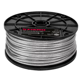 Metro de cable flexible 1/8" acero 7x19 recubierto pvc   FIERO   CAB-1/8FX - Hergui Musical