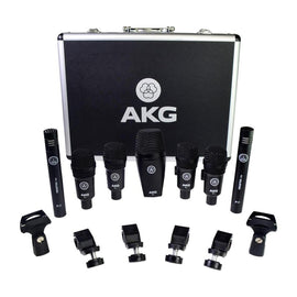 Paquete de 7 Micrófonos para batería  AKG   DRUM-SET-SESSION1 - Hergui Musical
