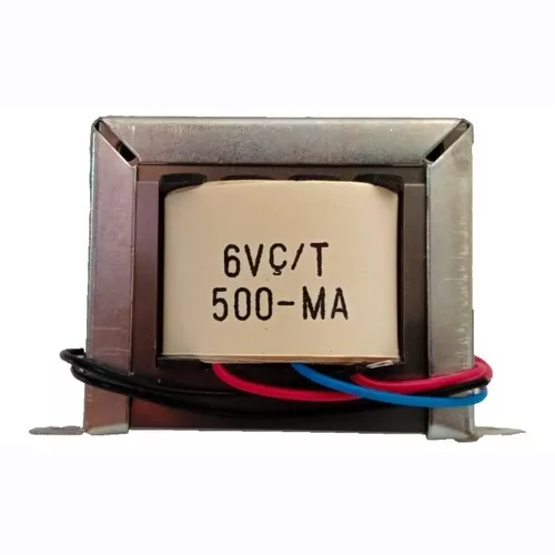 TRANSFORMADOR 6V 500MA  RAMOS TR6V-500MA - Hergui Musical