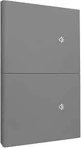 PLACA GRIS OXFORD LUXURY SMART WiFi BT APAGADOR DE 2 INTERRUPTORES CON NEUTRO  ARTLITE  APL-416 - Hergui Musical