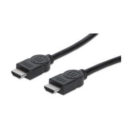 Cable HDMI 1080P MANHATTAN 308441 322539, 10 m, Macho, Negro  322539 - Hergui Musical