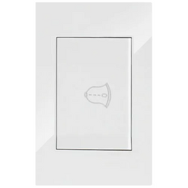 PLACA CONTACTO TIMBRE BLANCO CORTE RECTO 75X118MM    ARTLITE     APL-213 - Hergui Musical