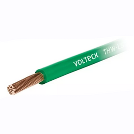 Metro de cable thhw-ls 12 awg verde, volteck  CAB-12V - Hergui Musical